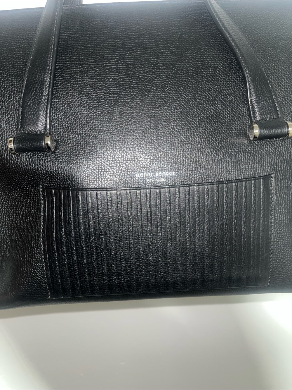 Henri bendel Black Structured Tote Bag - Picture 6 of 11